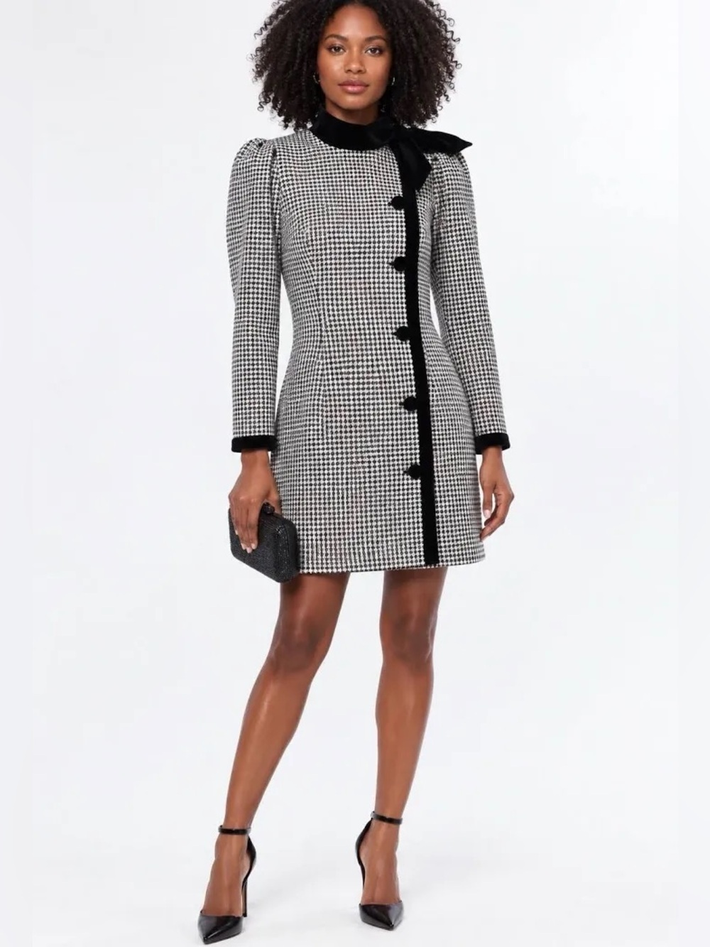 Tuckernuck Black Check Gingham Felicity Dress size large